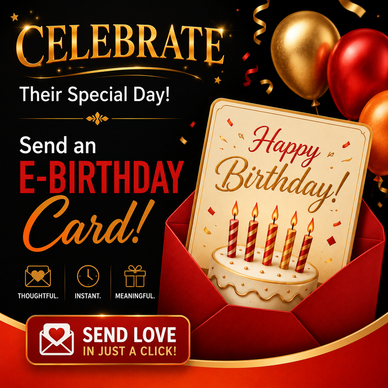 Catholic Birthday E-Card Example